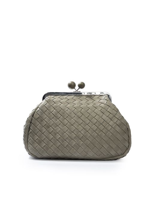 Pasticcino bag Medium Pancia in pelle intrecciata Verde Salvia WEEKEND MAX MARA | 2525516154600004